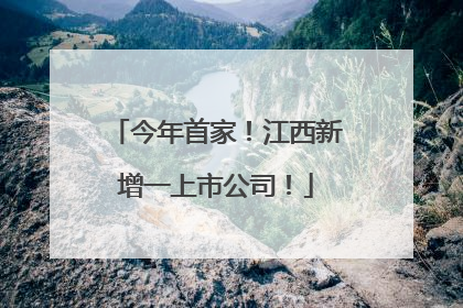 今年首家！江西新增一上市公司！